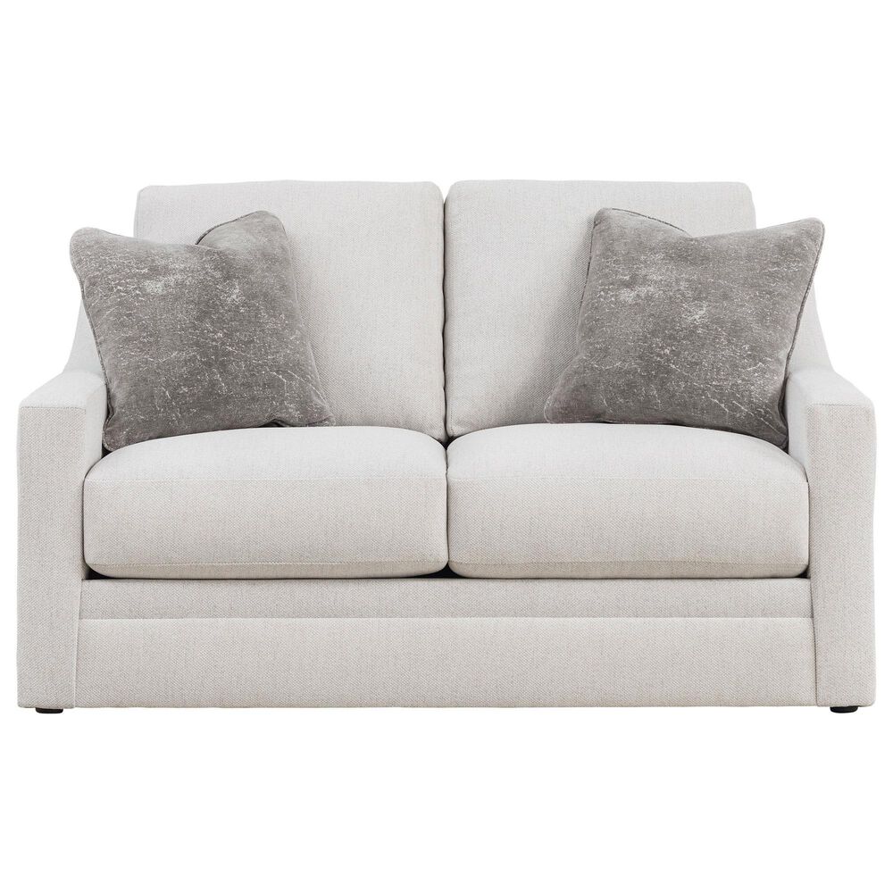 Ashley Maitelynn Stationary Loveseat in Chalk, , large