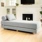 Jaxx Avida Daybed with Queen Sleeper in Silver, , large