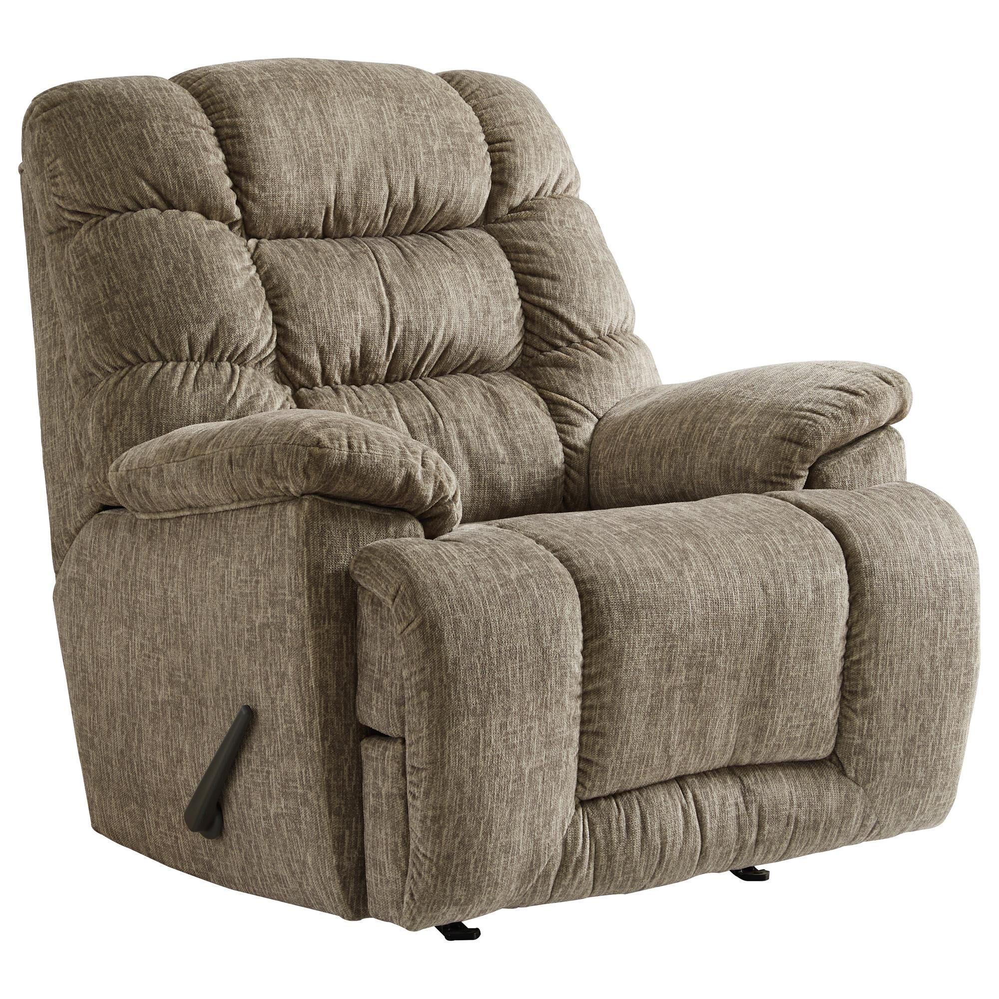 Signature Design by Ashley Bridgtrail Rocker Recliner in Taupe NFM