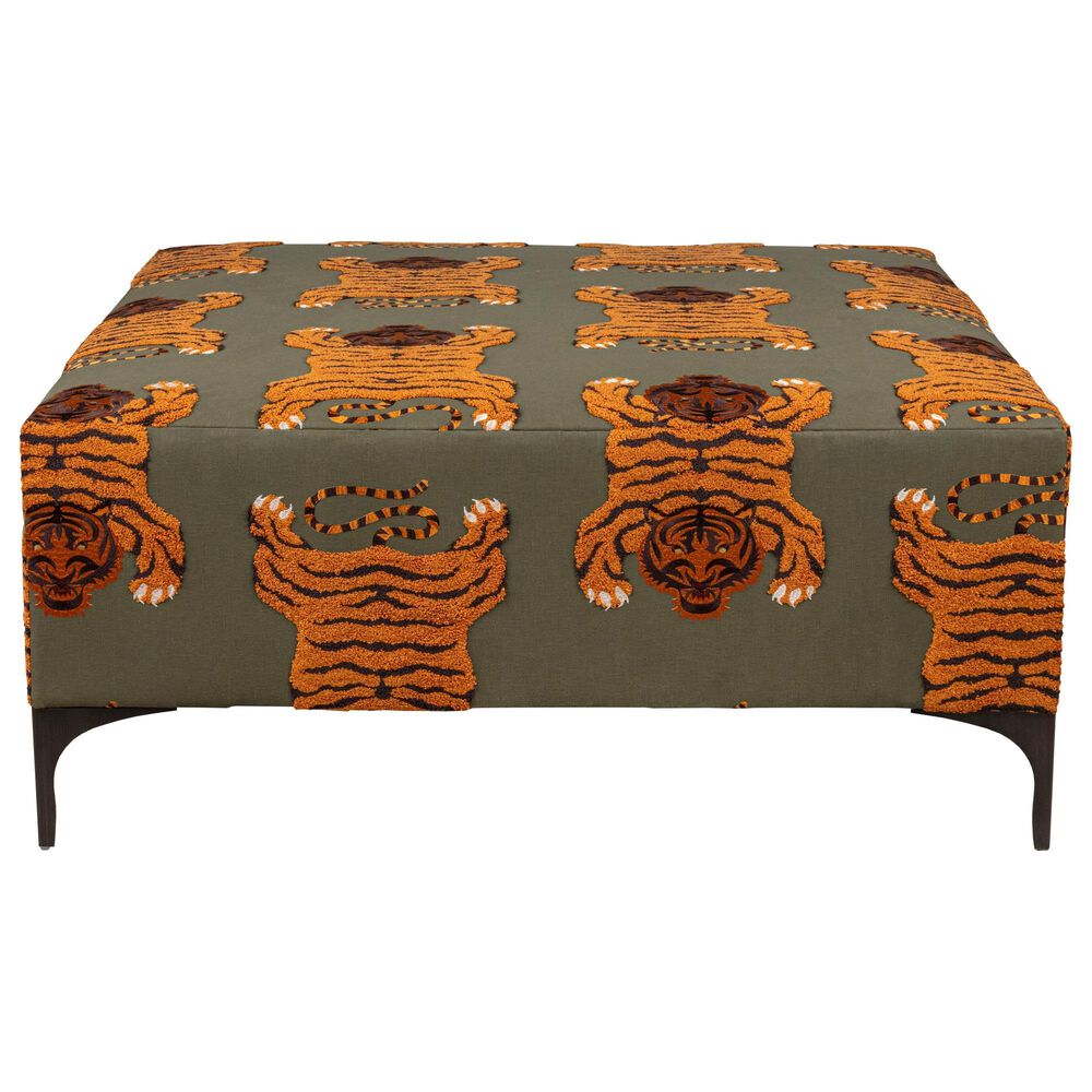 Massoud Furniture Custom Choices Ottoman with Storage in Spruce, , large