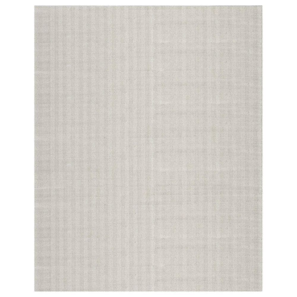 Safavieh Marbella Chevron 8" x 10" Silver Area Rug, , large