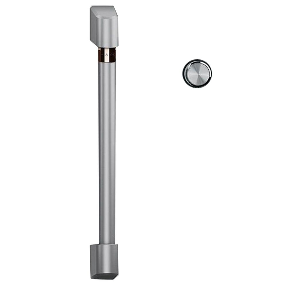 Cafe Handle and Knob Kit for Microwave Oven in Brushed Stainless, , large