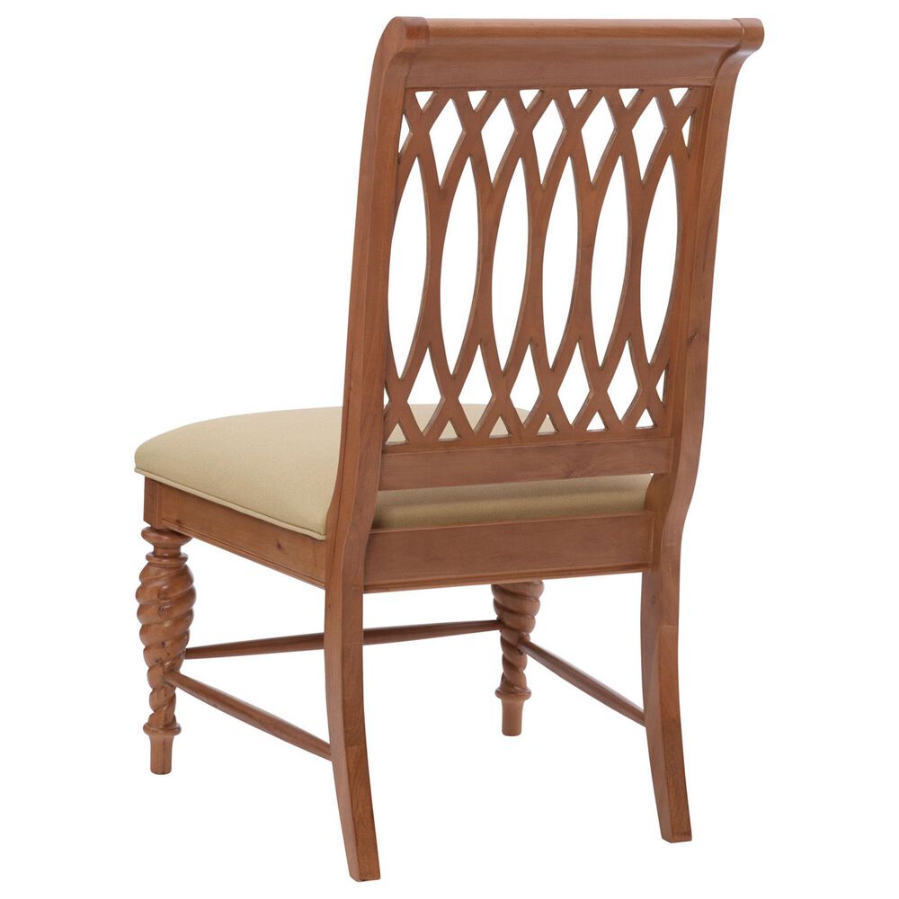 Linon Home Decor Mercer Side Chair in Warm Brown, , large