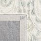 Safavieh Micro-Loop Damask 2"3" x 13" Ivory and Grey Runner, , large