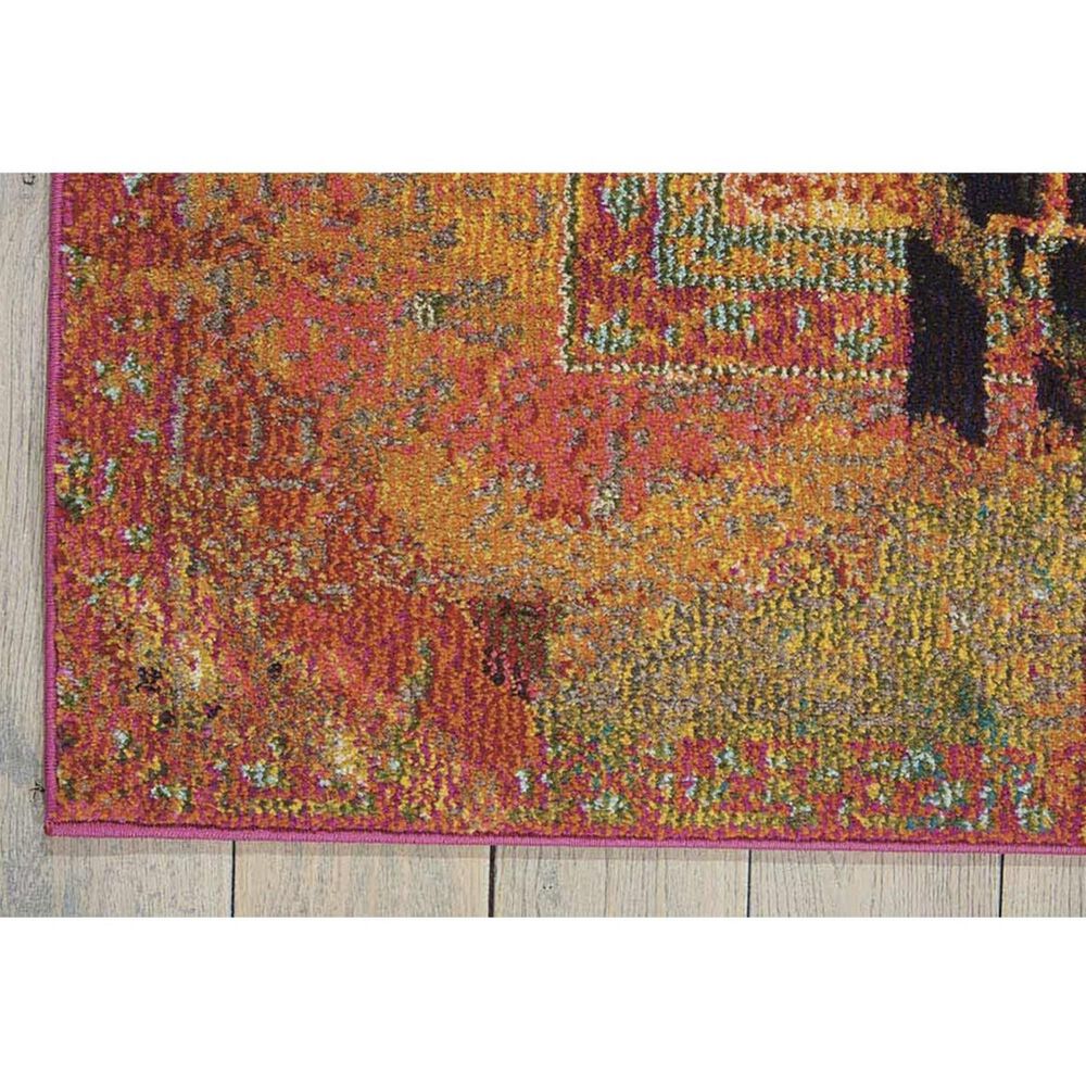 Nourison Celestial CES06 5&#39;3&quot; x 7&#39;3&quot; Stained Glass Area Rug, , large