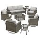 HOMLUX 8-Piece Outdoor Patio Furniture Set in Grey, , large