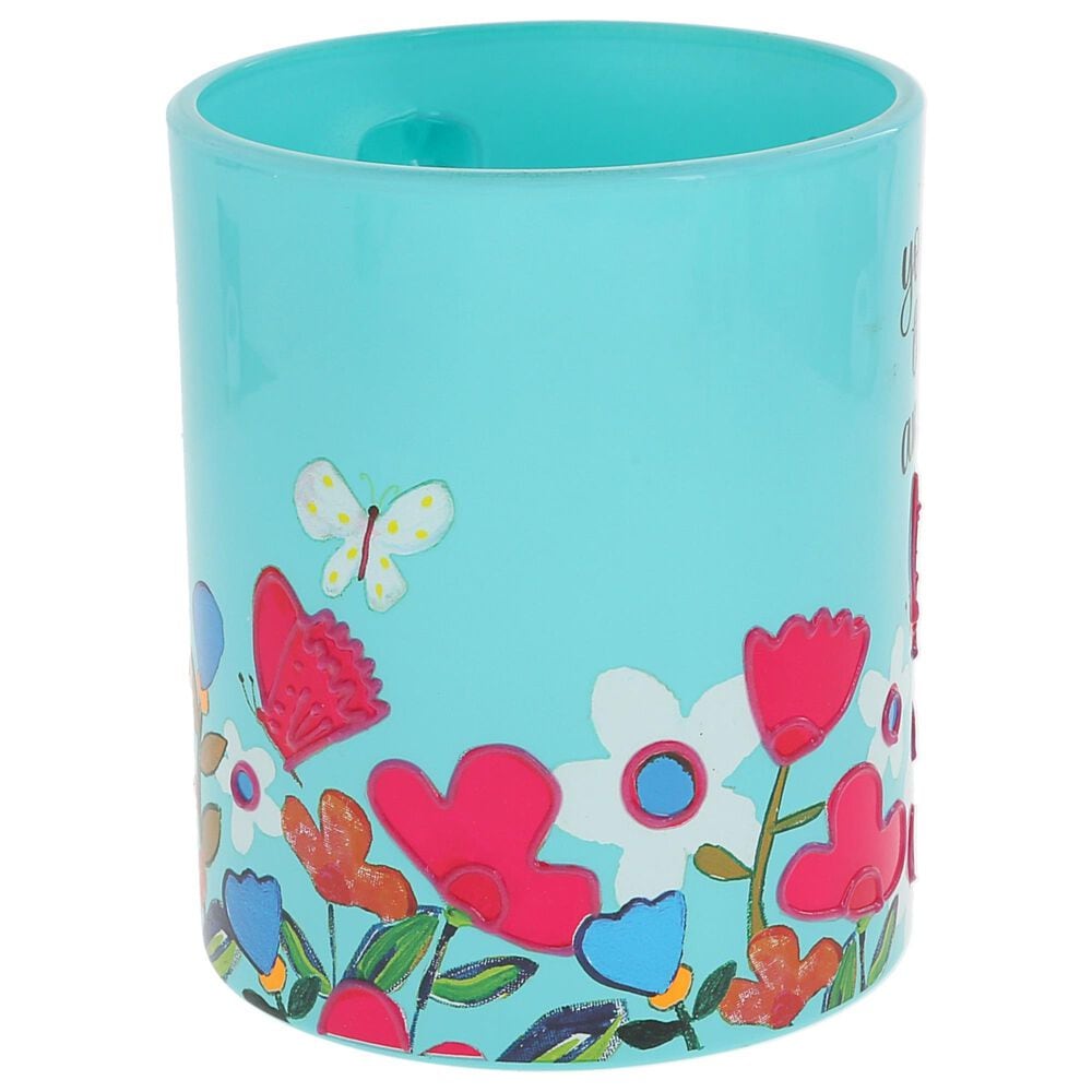 Pavilion Crazy 18 Oz Glass Mug in Teal, , large