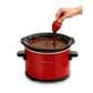 Black & Decker 0.7-Quart Mini Slow Cooker in Red, , large