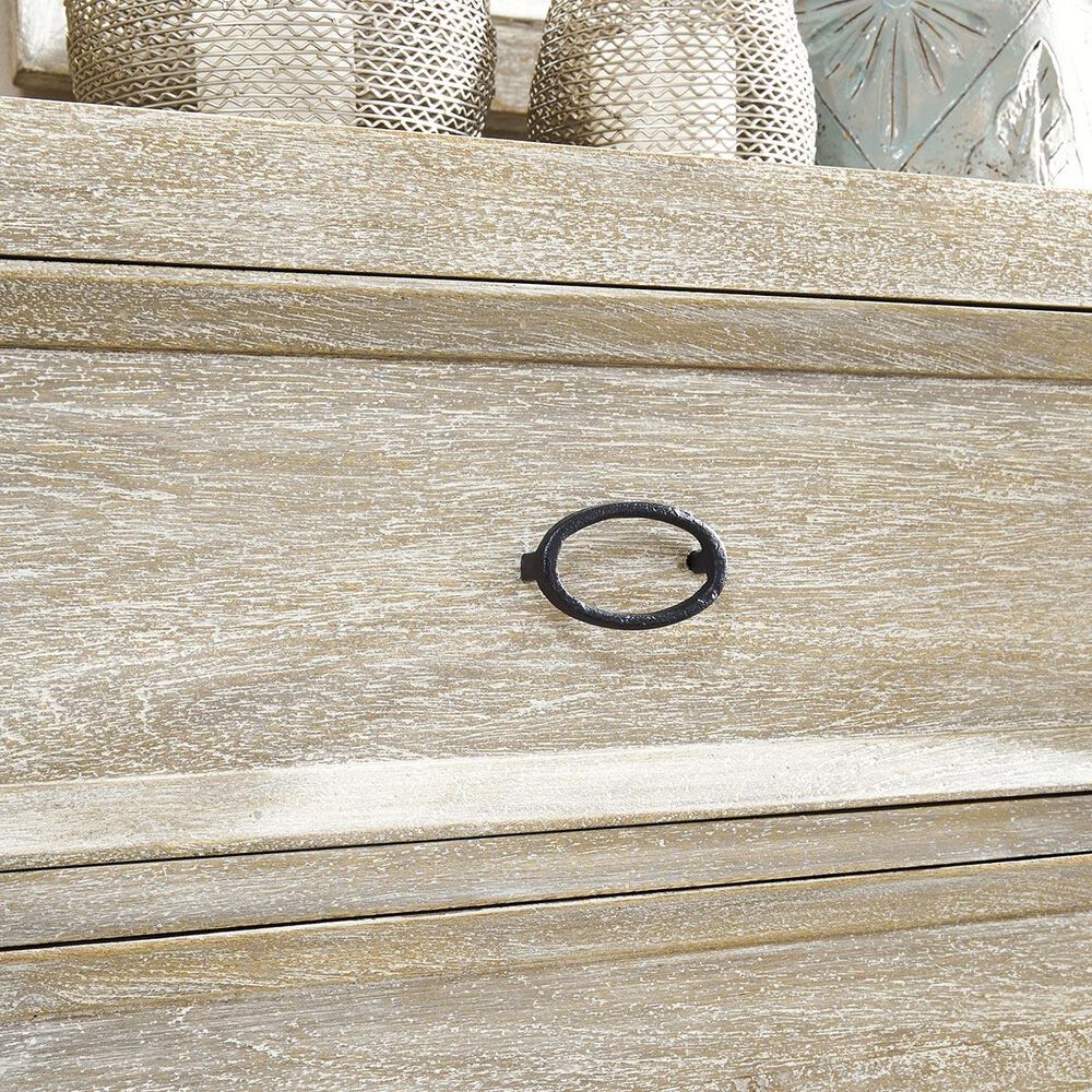 Signature Design by Ashley Halamay Dresser in White Waxed Finish, , large