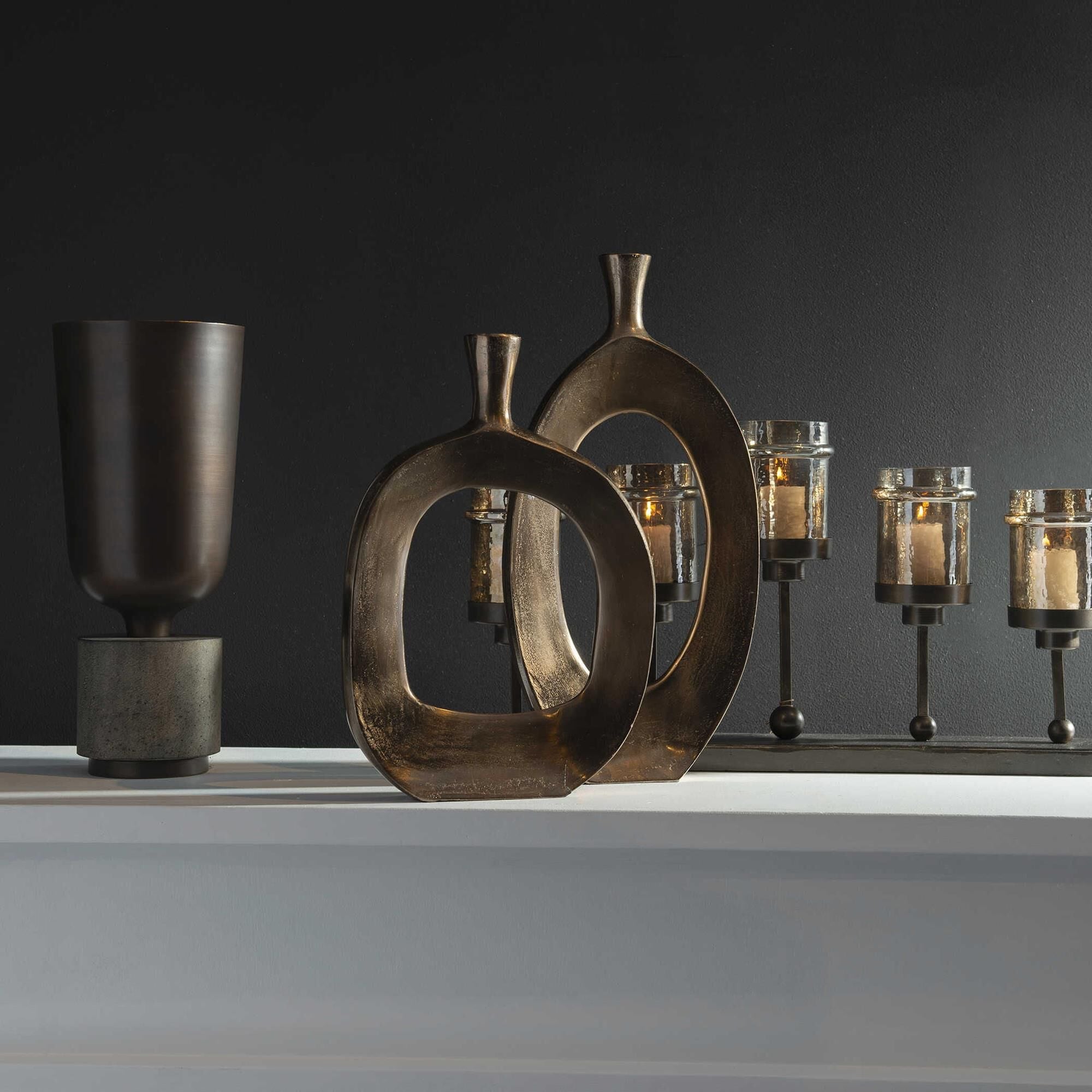 Uttermost Kyler Textured Vase - Thumbnail 4
