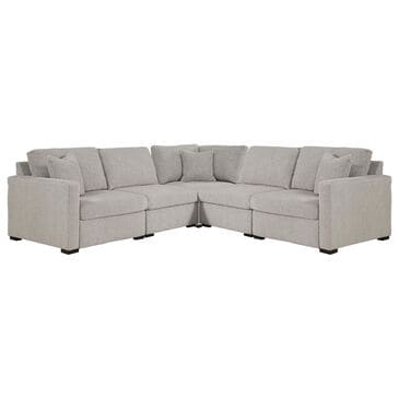 Ashley ModMax Luxe 5-Piece Symmetrical Sectional in Flint with Next-Gen Nuvella Performance Fabric, , large
