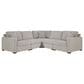 Ashley ModMax Luxe 5-Piece Symmetrical Sectional in Flint, , large