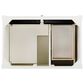James Martin Vanities Brittany 36" Single Bathroom Vanity in Bright White with 3 cm Charcoal Soapstone Quartz Top and Rectangle Sink, , large