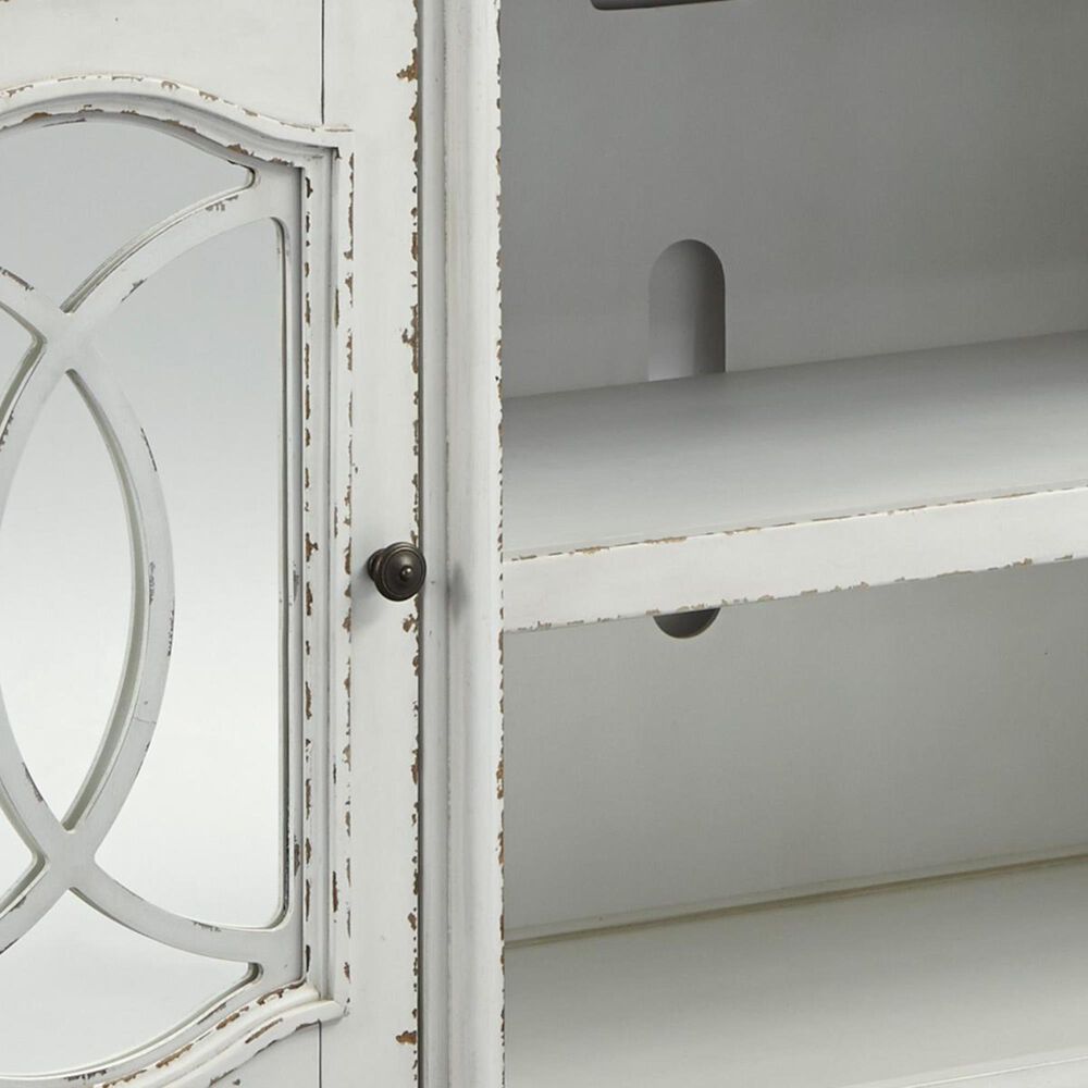 Ashley Realyn XL 74&quot; TV Stand in Chipped White, , large