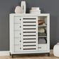 Riva Ridge Hyde Park 6-Drawer Sliding Door Chest in White, , large
