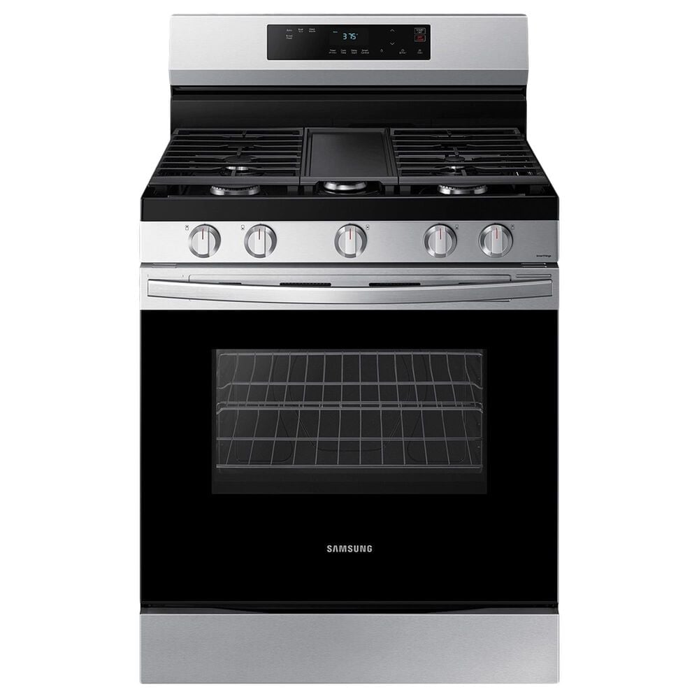Samsung 6 Cu. Ft. Freestanding Gas Range with Integrated Griddle in Stainless Steel, , large