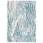 Safavieh Aria 5"1" x 7"6" Cream and Teal Area Rug, , large