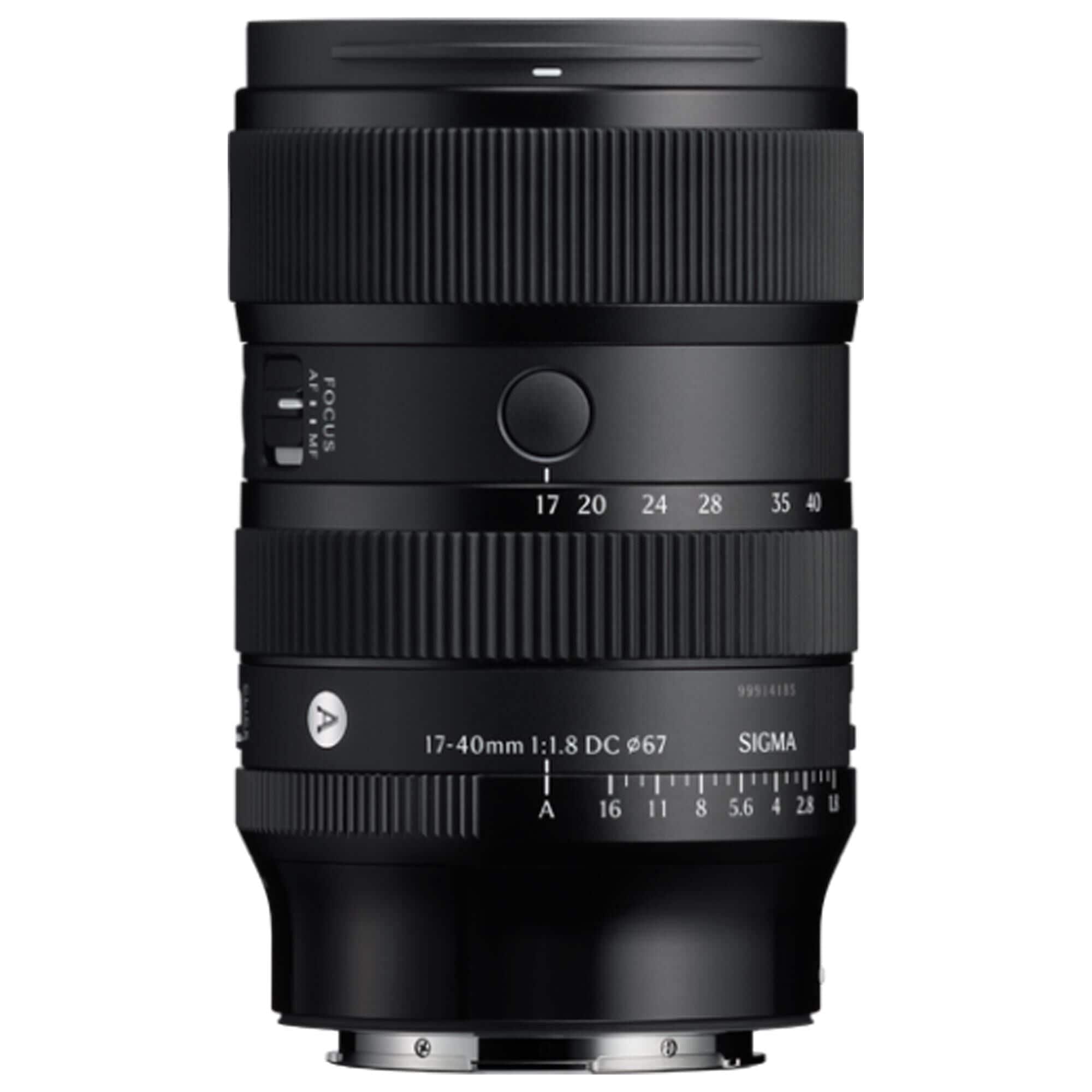 Sigma 17-40mm f/1.8 DC Art Lens for Sony E in Black