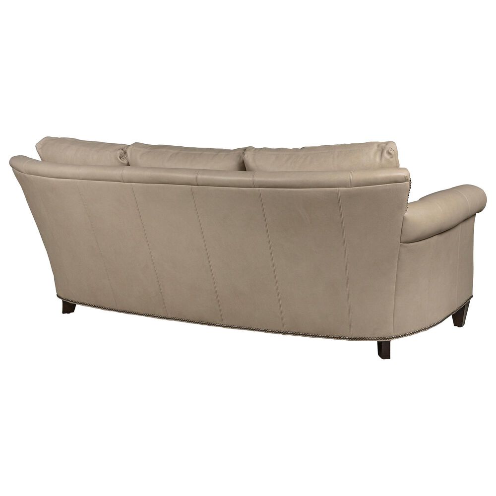 Bradington-Young Richardson Stationary Leather Sofa in Cream, , large