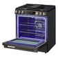 LG 5.8 Cu. Ft. Slide-in Gas Range in PrintProof Black Stainless Steel, , large