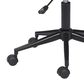 Zuo Modern Flex Low Back Office Chair with Black Faux Leather in Black and Walnut, , large