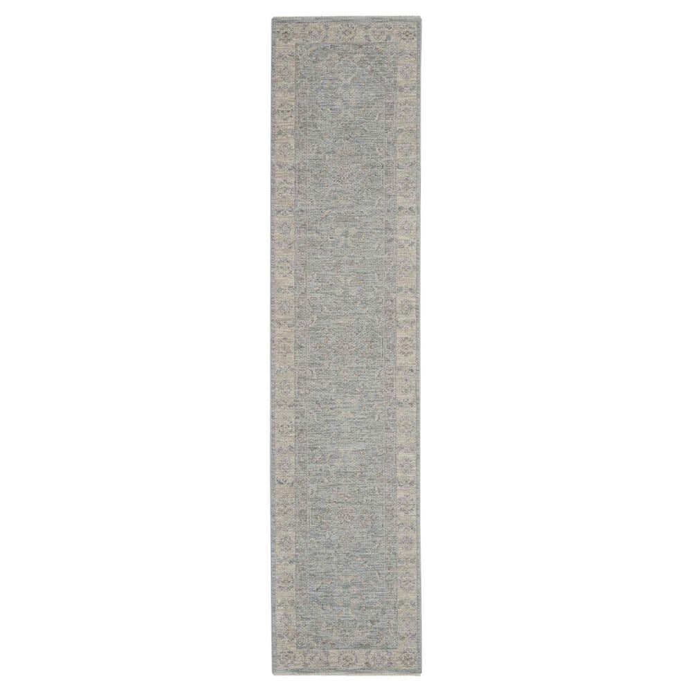 Nourison Infinite 2"3" x 10"2" Blue Runner, , large