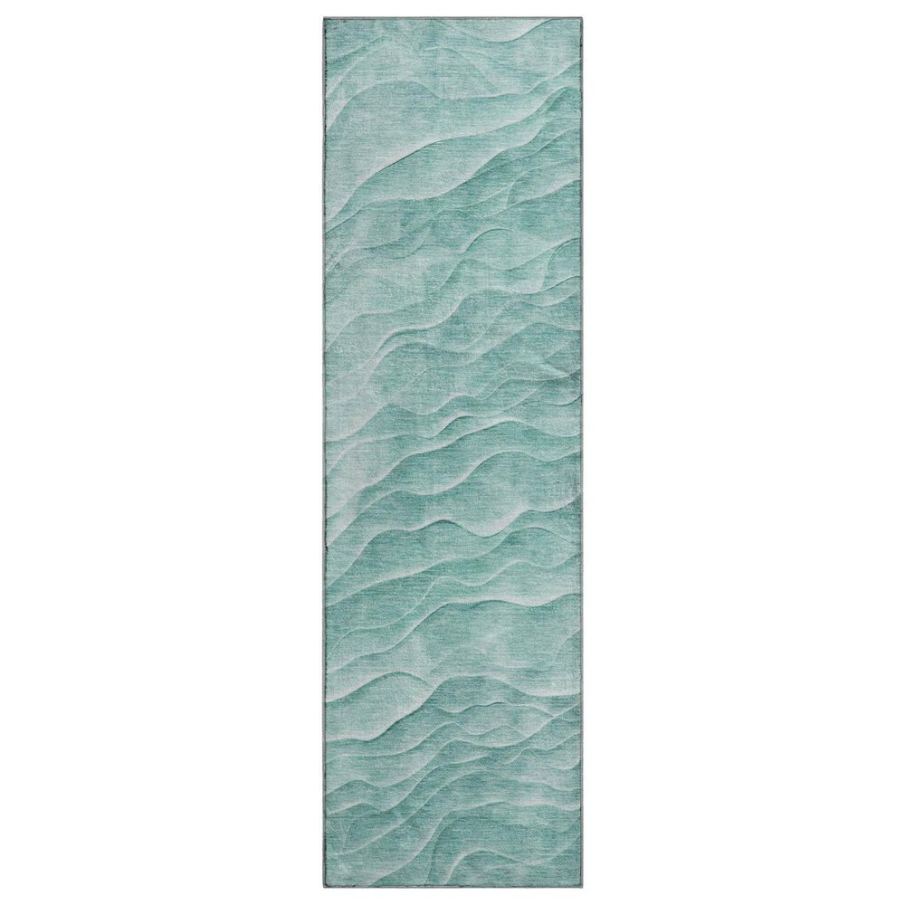 Dalyn Rug Company Pacifica PA1 2"3" x 7"6" Aqua Runner, , large