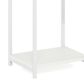 HOMLUX 3-Tier End Table with Open Shelf Storage Display in White, , large