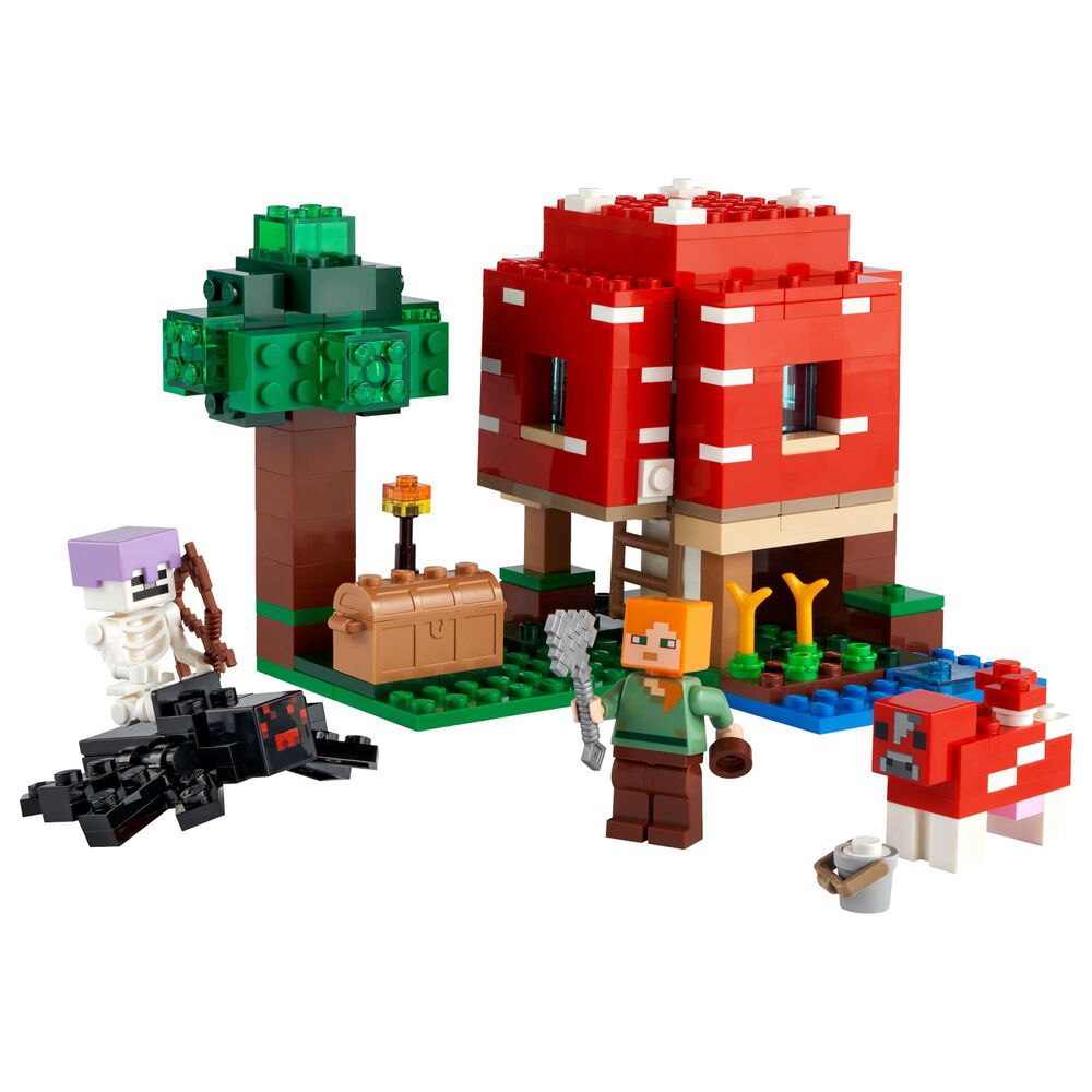 LEGO Minecraft The Mushroom House Building Set, , large