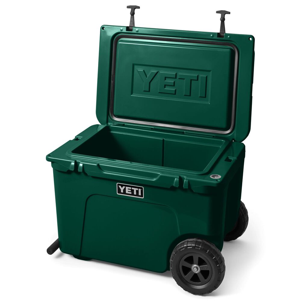YETI Tundra Haul Wheeled Cooler in Black Forest Green, , large