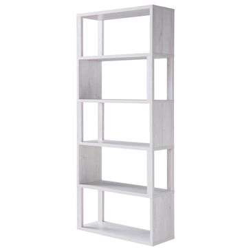 Furniture of America Bingham Bookcase in White Oak, , large