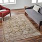 Surya Mona Lisa 6"7" x 9"6" Mustard, Tan, Olive, Brick Red, Sage, Dark Blue and Burgundy Area Rug, , large