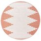 Surya Eagean EAG-2436 Rust, Ivory, Dusty Pink and Dusty Coral 5"3" Round Indoor/Outdoor Area Rug, , large