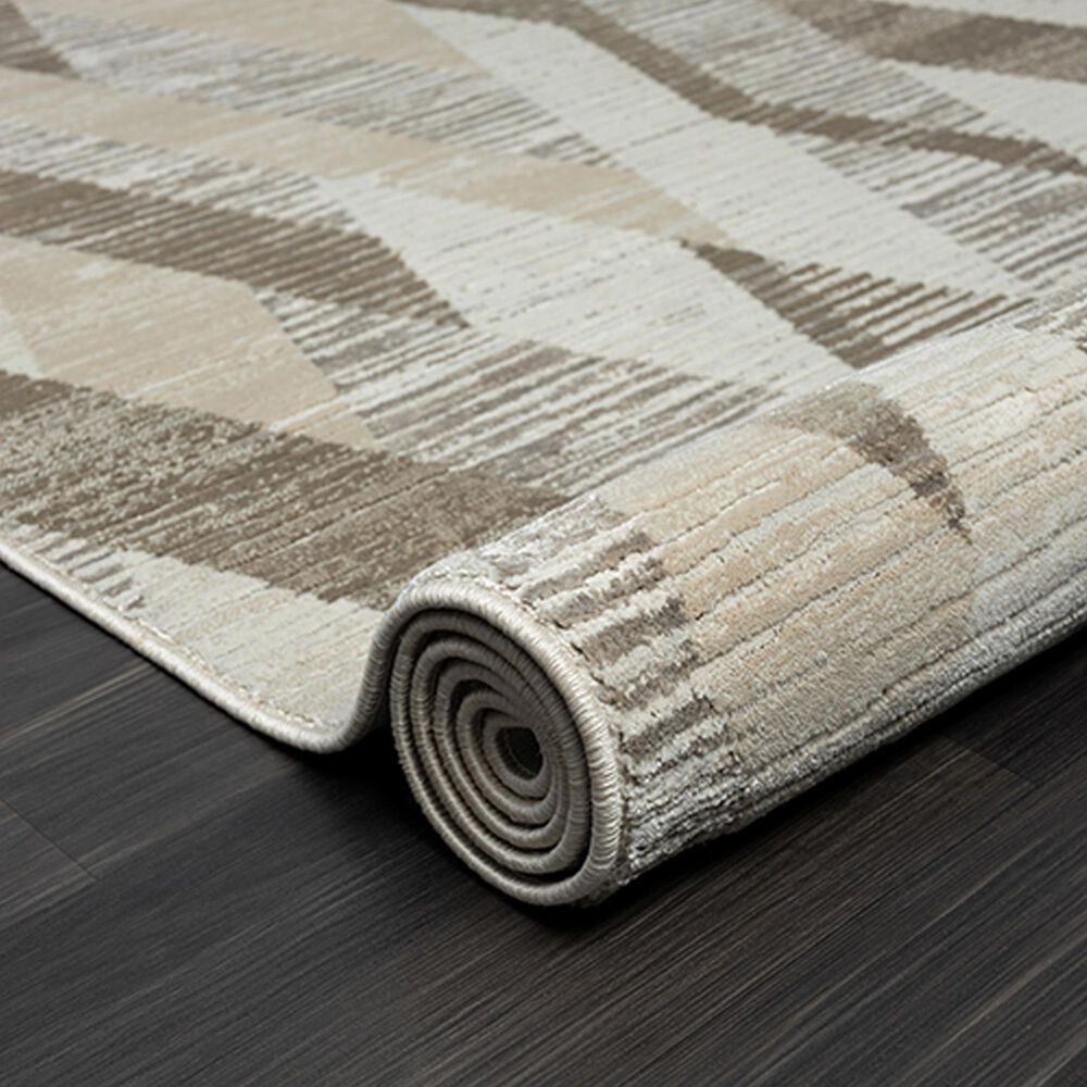 L&amp;R Resources Brisbane Geometric Gray 10' x 13'10" Area Rug, , large