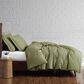 Pem America Classic Cotton 2-Piece Twin Duvet Set in Olive Green, , large