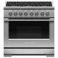 Fisher & Paykel 36" Freestanding Natural Gas Range with 6 Burners in Stainless Steel, , large