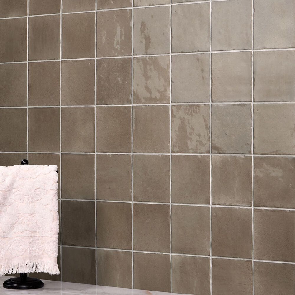 Dal-Tile Relicca Antique 4" x 4" Square Handcrafted Ceramic Tile, , large