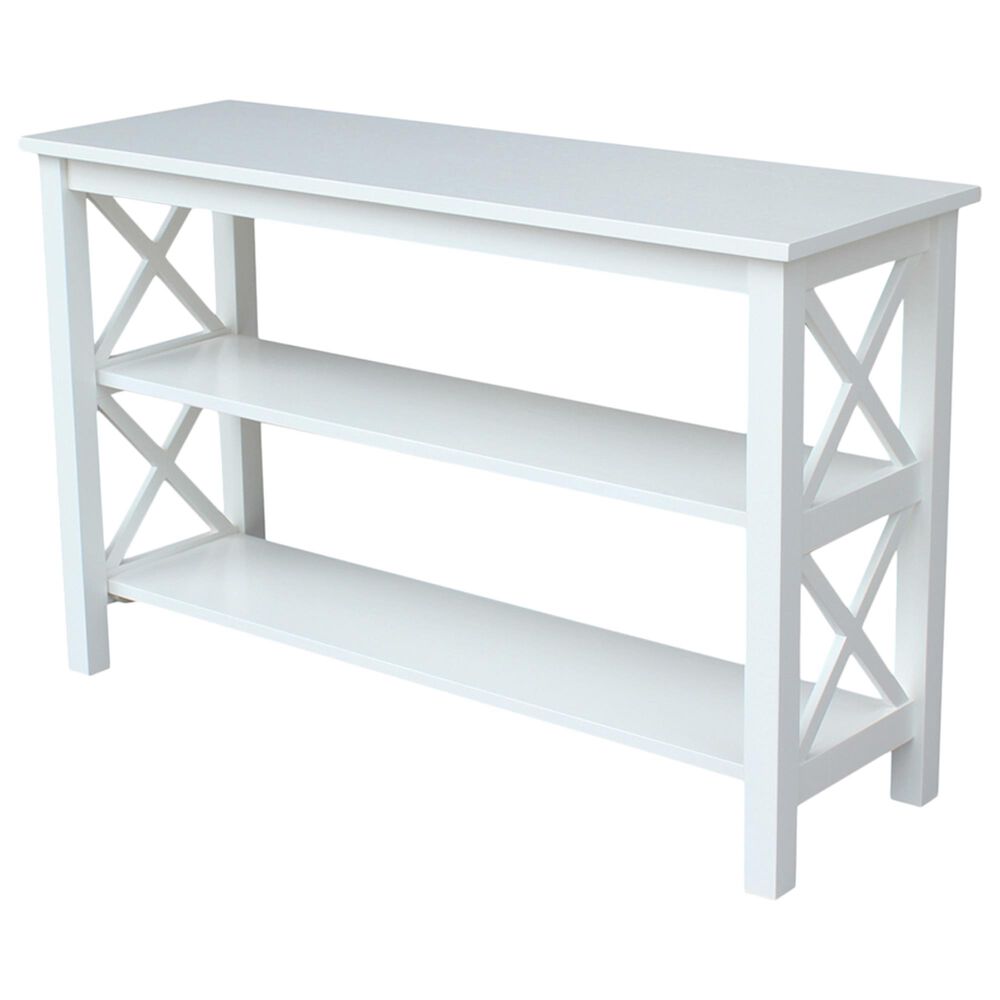International Concepts Hampton Console Table in White, , large