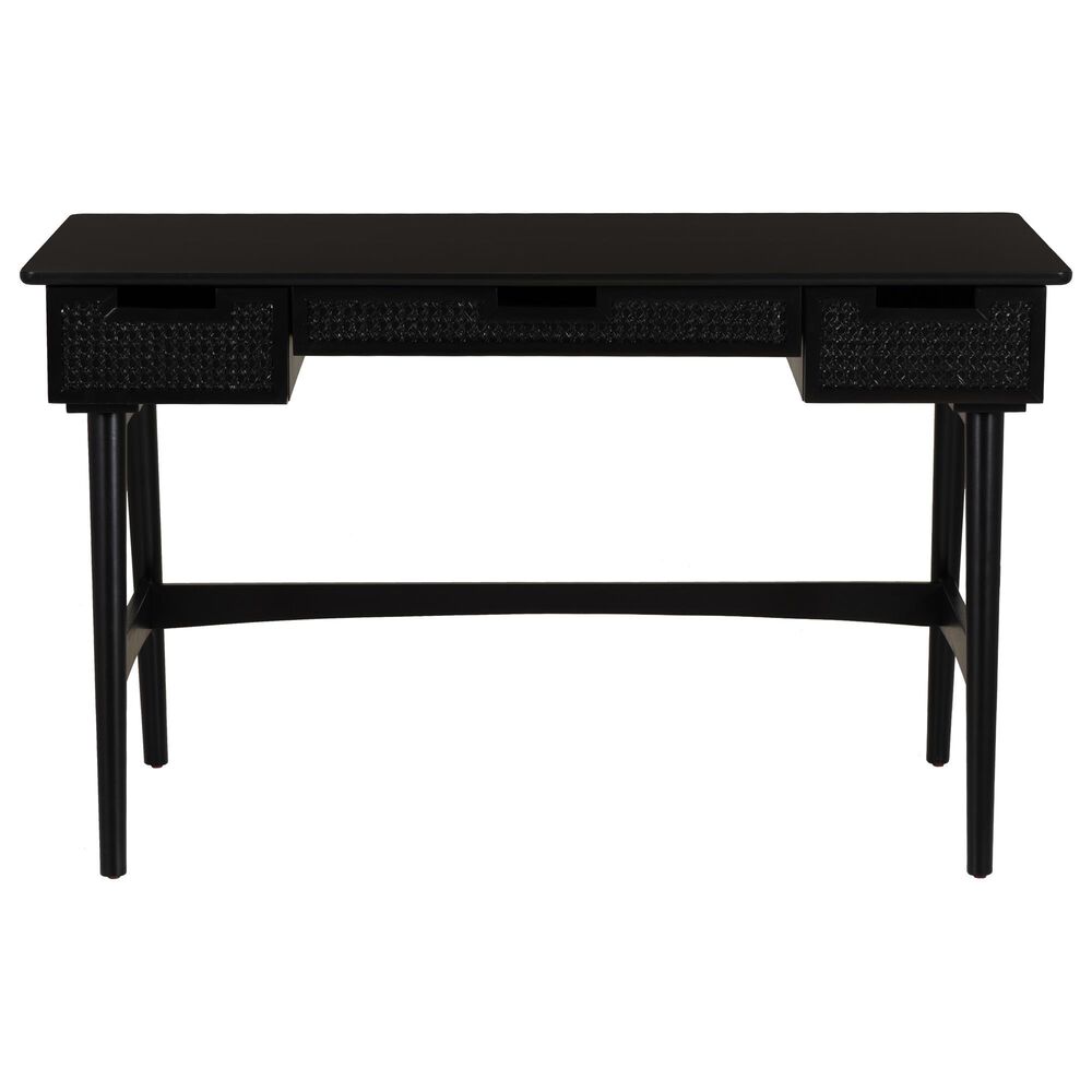 Linon Home Decor Ryker Writing Desk in Black, , large