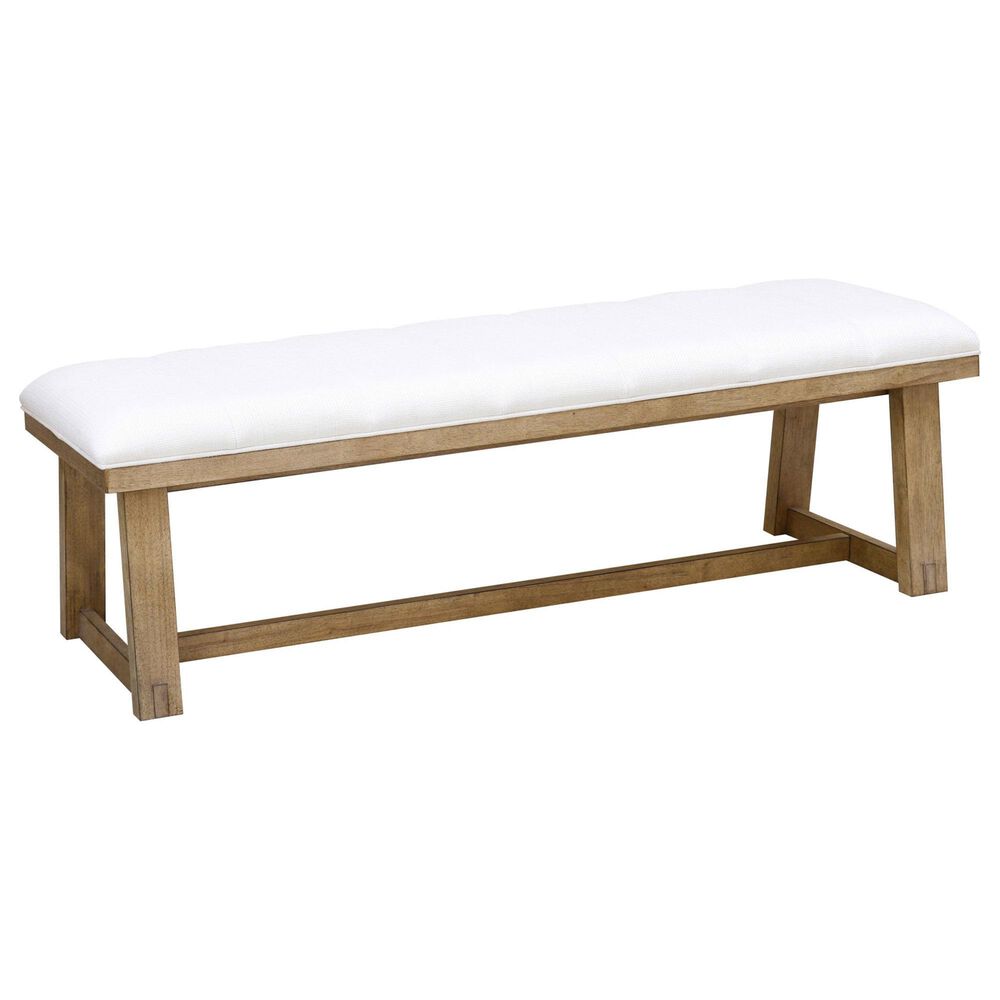Chapel Hill Catalina Dining Bench in Light Brown, , large