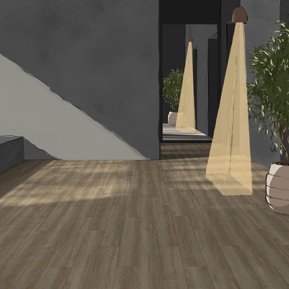 All Surfaces Western Horizon Trail Dust 7" x 48" Vinyl Plank, , large