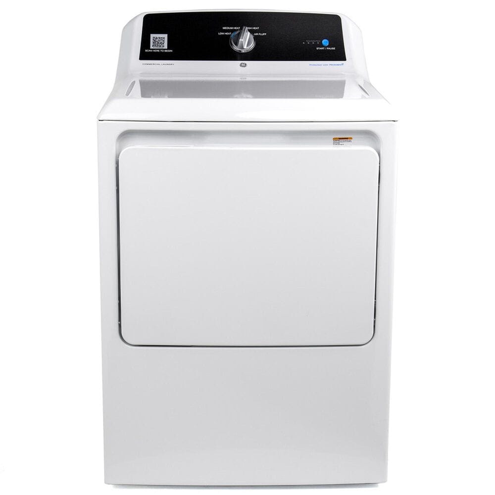 GE 7.4 Cu. Ft. Commercial Gas Dryer with Sensor Dry in White, , large