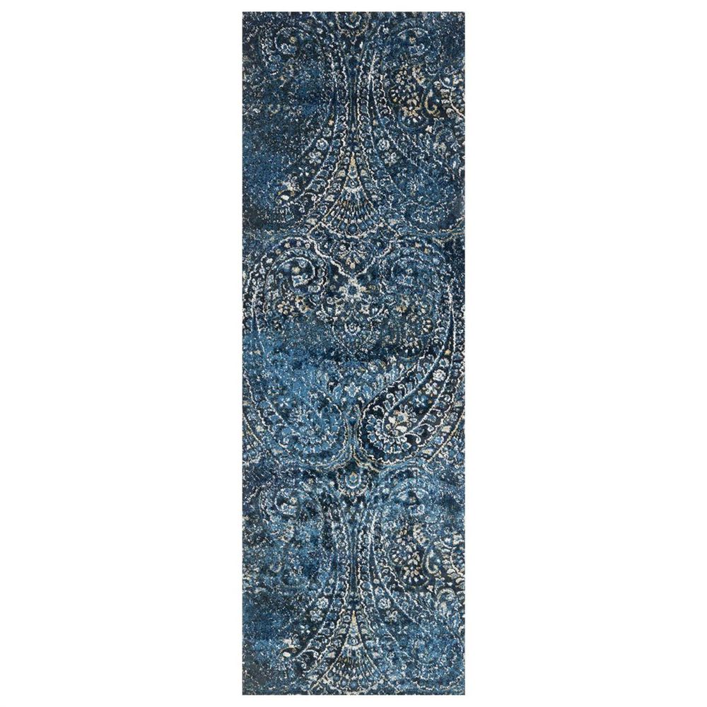 Loloi Torrance TC-02 2"7" x 8" Navy/Indigo Runner, , large