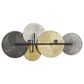Maple and Jade 17" x 36" Coastal Abstract Wall Decor in Black, Silver and Gold, , large