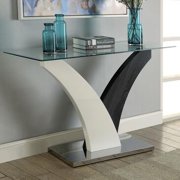 Furniture of America Karin Sofa Table in White, , large