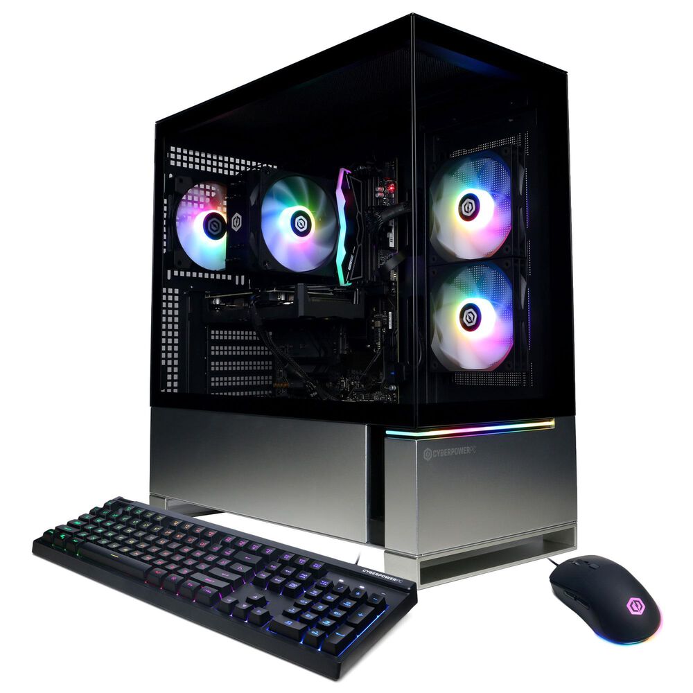 CyberPowerPC Gamer Master Gaming Desktop | AMD Ryzen 7 8700F - 16GB RAM - NVIDIA GeForce RTX 5060 Ti Graphics - 2TB SSD in Black, , large