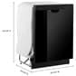 Amana 24" Built-In Dishwasher with Midnight Interior in Black, , large