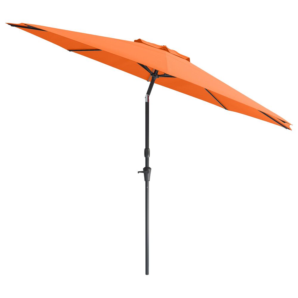 CorLiving 10&#39; UV &amp; Wind Resistant Patio Umbrella in Orange, , large
