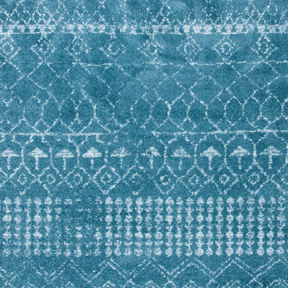 Safavieh Tulum 2&#39; x 9&#39; Turquoise and Blue Runner, , large