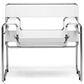 Baxton Studio Jericho Accent Chair in White, , large